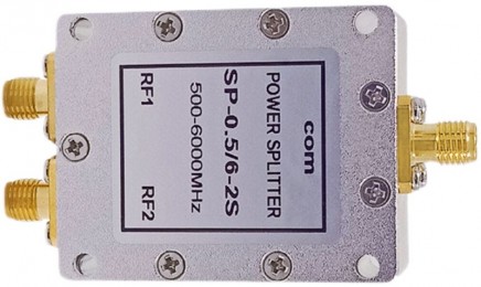 0.5~6GHz 1 to 2 Ways Power Splitter
