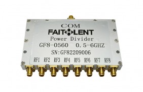 0.5~3GHz 1 to 8 Ways Power Splitter
