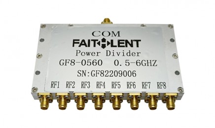 0.5~3GHz 1 to 8 Ways Power Splitter